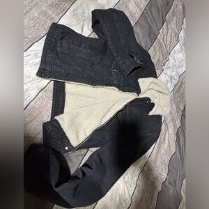 Black Jean jacket with lining